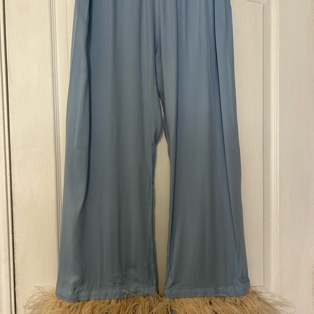 SLEEPER ostrich Feather Pajama Bottoms xl - Picture 16 of 16